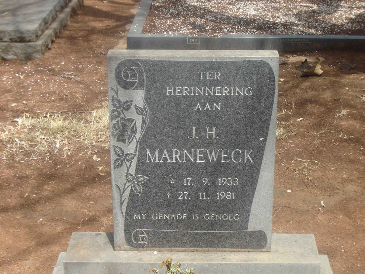 MARNEWECK J.H. 1933-1981