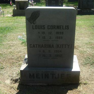 MEINTJES Louis Cornelis 1899-1989 &amp; Catharina 1904-1992