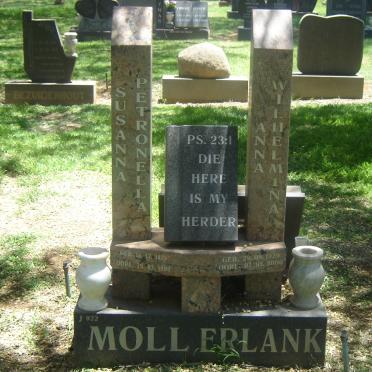 MOLL Susanna Petronella 1925-1999 :: ERLANK Anna Wilhelmina 1929-2000