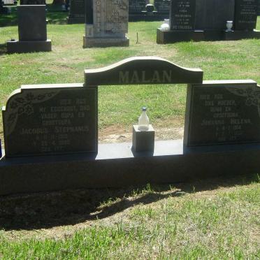 MALAN Jacobus Stephanus &amp; Johanna Helena