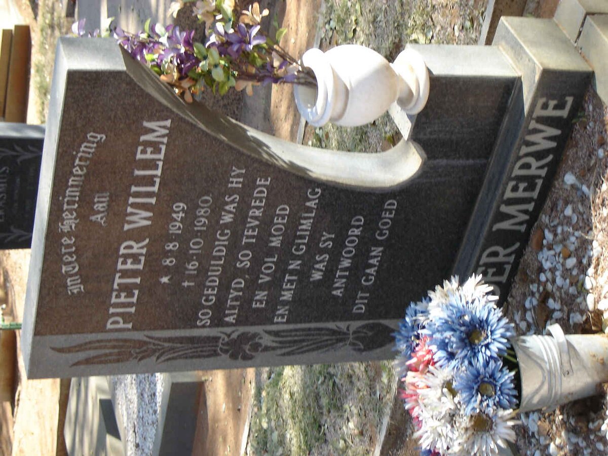 MERWE Pieter Willem VAN DER
