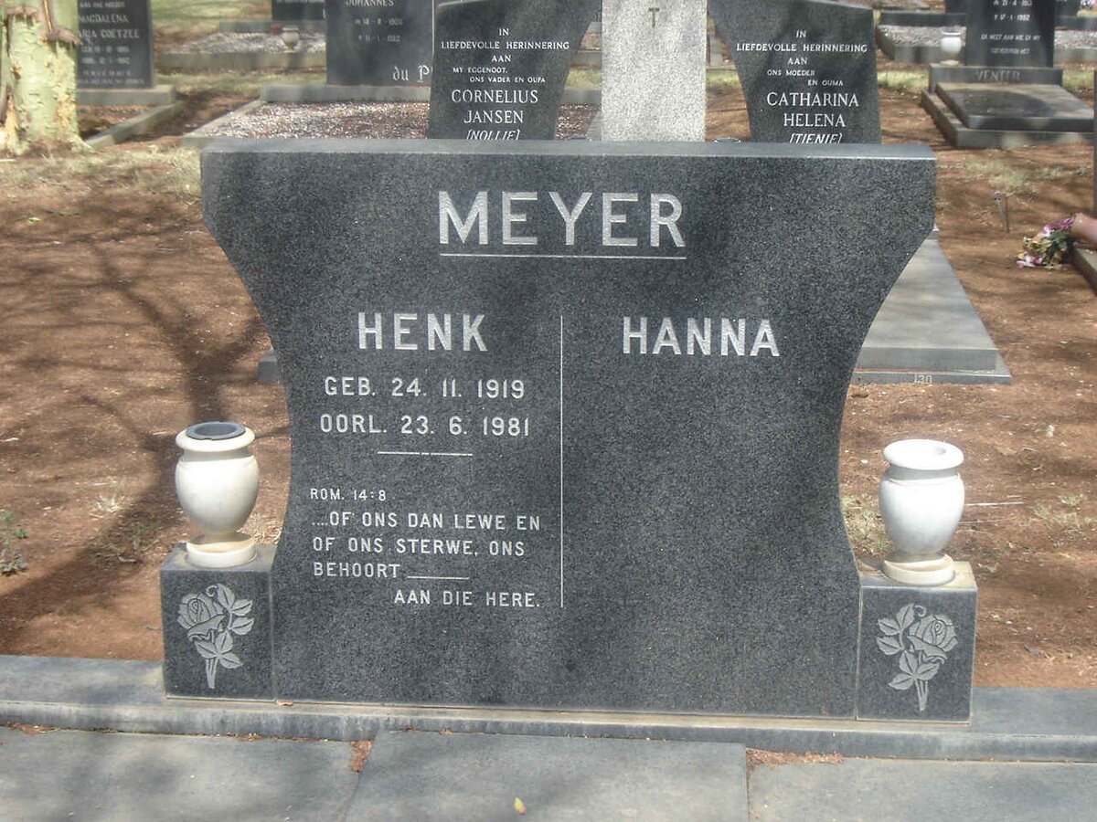 MEYER Henk 1919-1981 &amp; Hanna