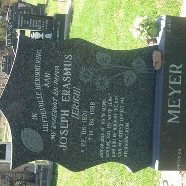 MEYER Joseph Erasmus 1970-1999