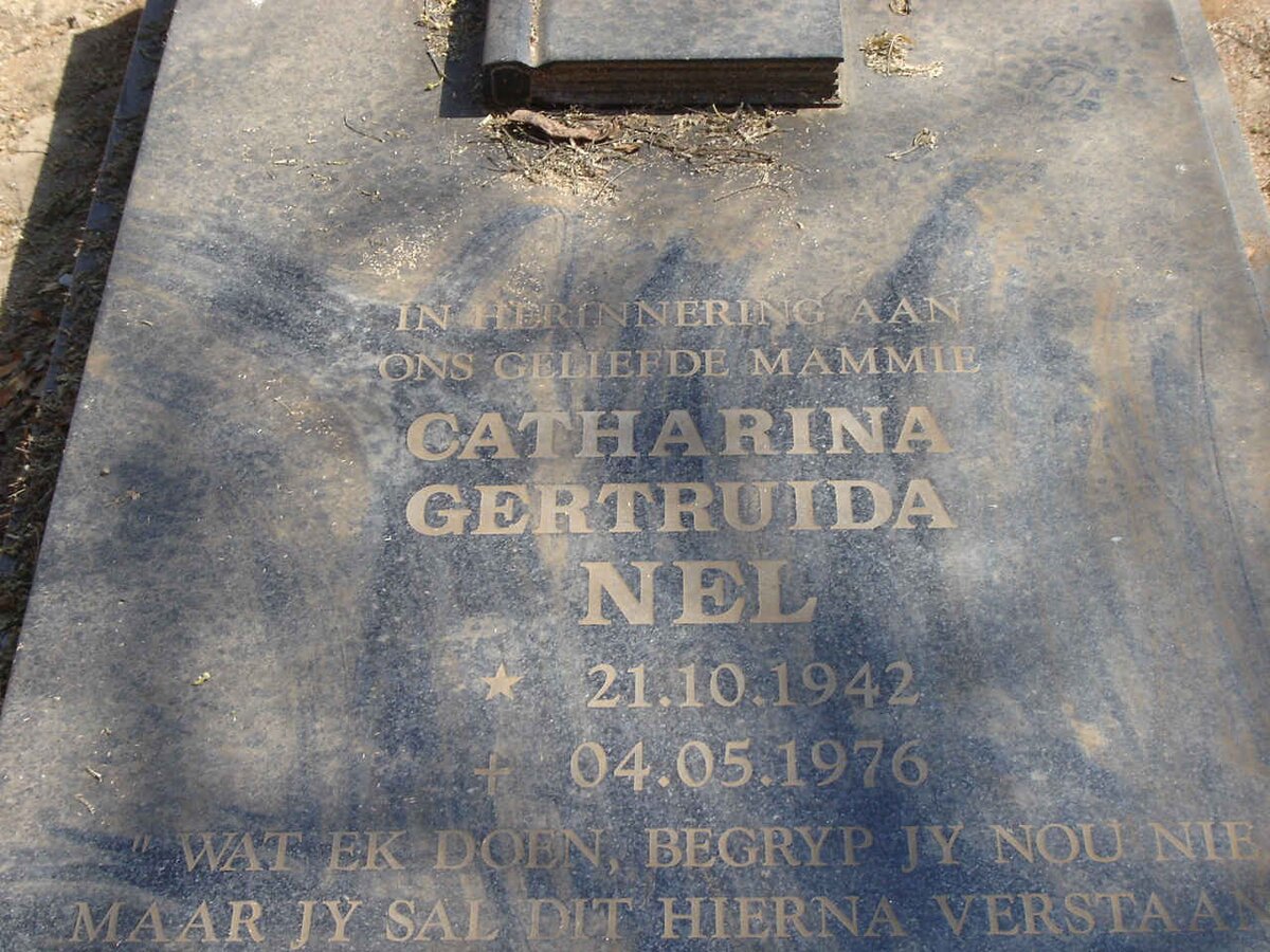 NEL Catharina Gertruida 1942-1976