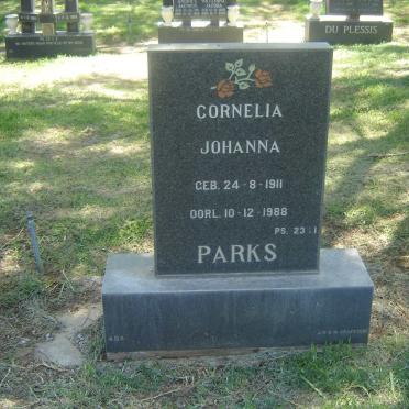 PARKS Cornelia Johanna 1911-1988