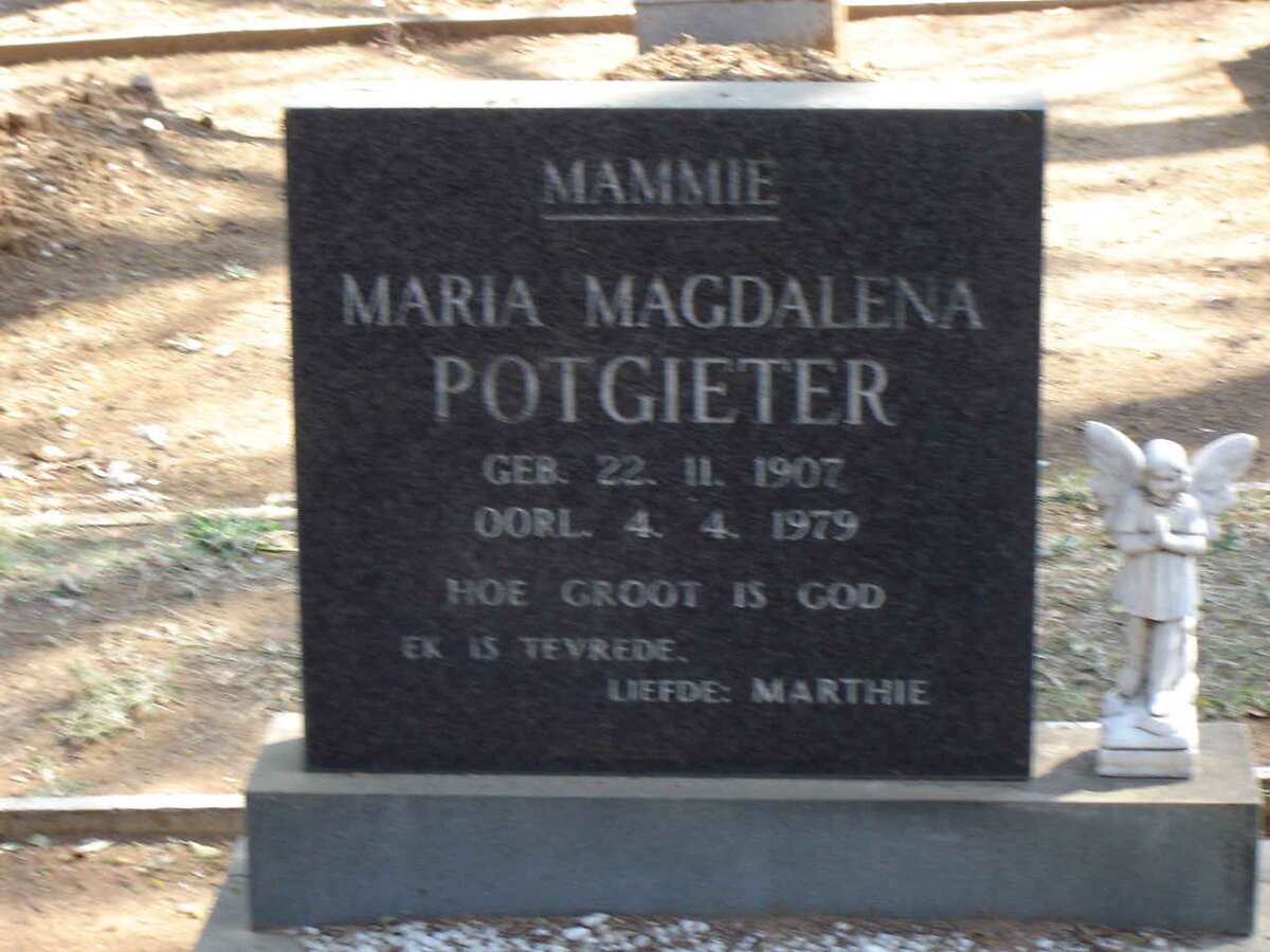 POTGIETER Maria Magdalena