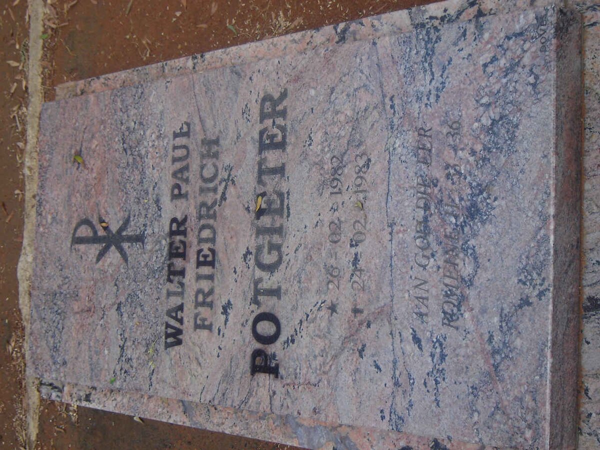 POTGIETER Walter Paul Friedrich 1982-1983
