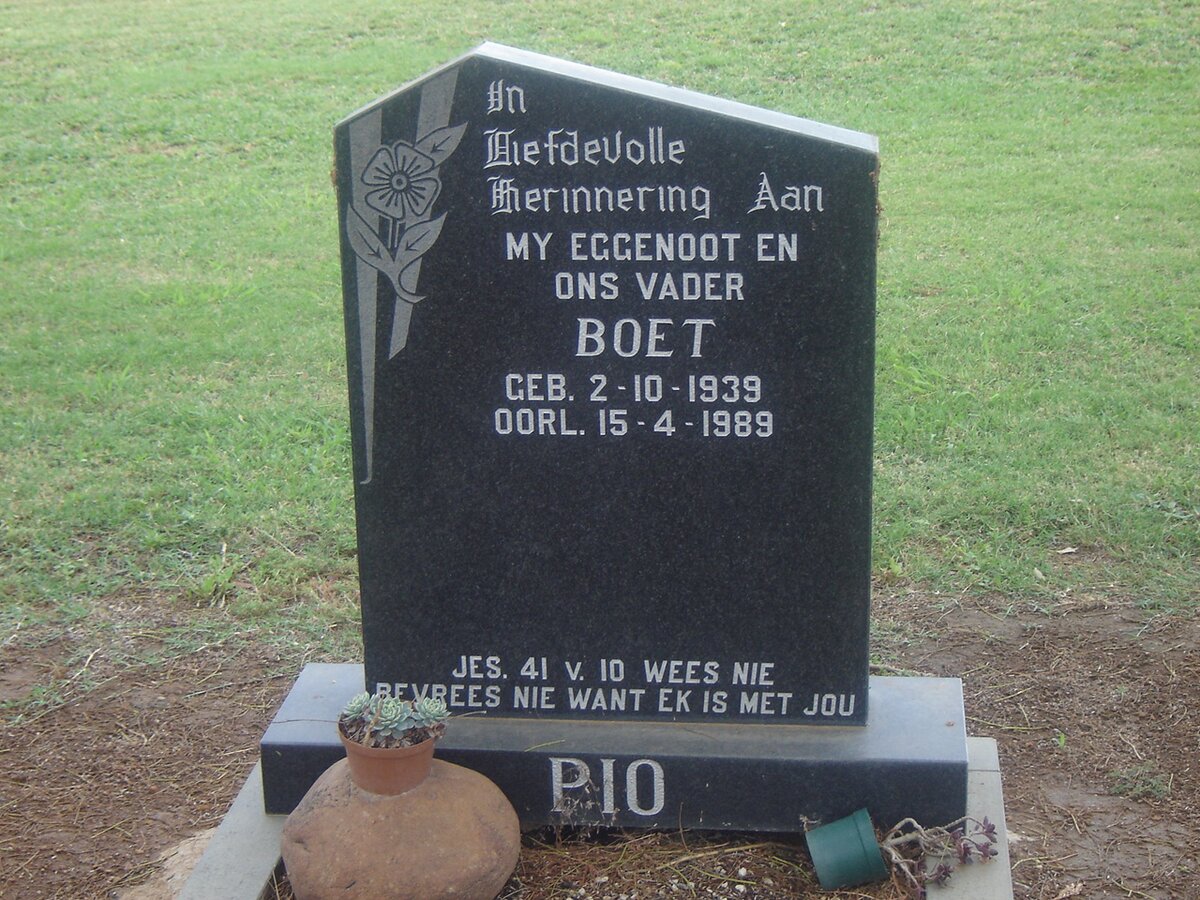 PIO Boet 1939-1989