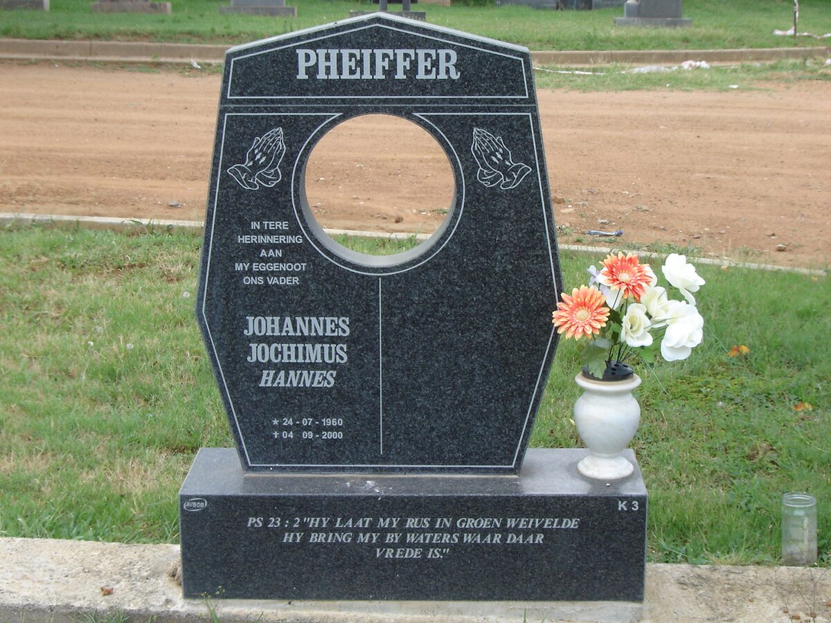 PHEIFFER Johannes Jochimus 1960-2000