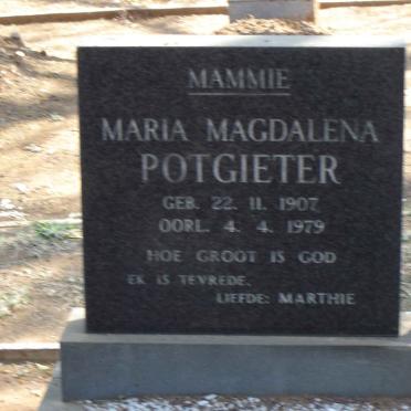 POTGIETER Maria Magdalena