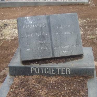 POTGIETER Hermanus Lambertus 1900-1982