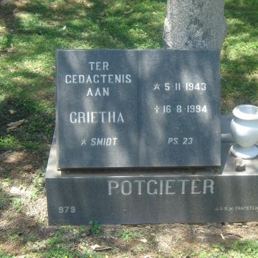 POTGIETER Grietha 1943-1994