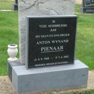 PIENAAR Anton Wynand 1965-2002