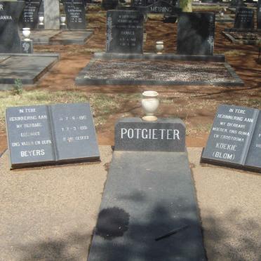 POTGIETER Beyers 1915-1981 & Koekie BLOM 1925-2002
