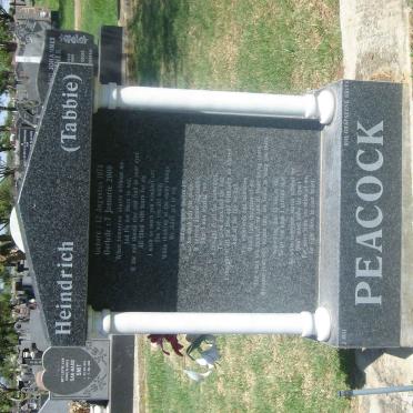 PEACOCK Heinrich 1974-2000