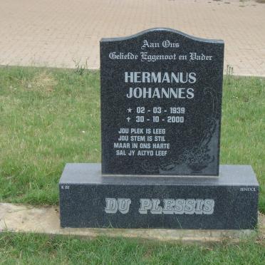 PLESSIS Hermanus Johannes, du 1938-2000