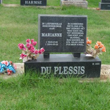 PLESSIS Marianne, du 1949-2004