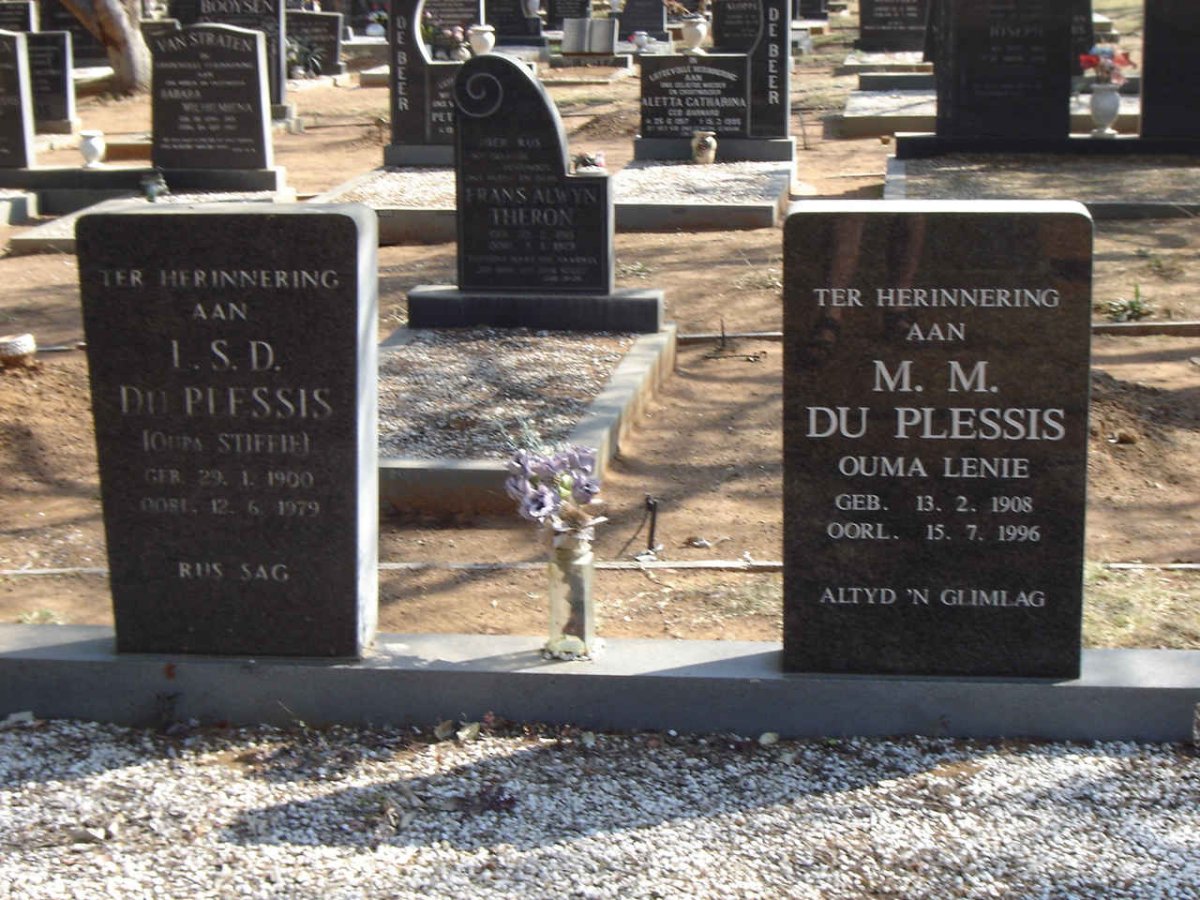 PLESSIS L.S.D., du 1900-1979 & M.M. 1908-1996