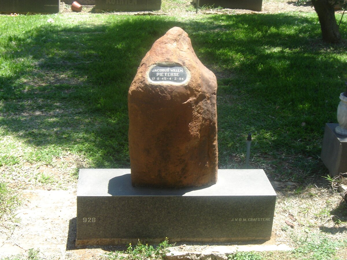 PIETERSE Jacobus Willem 1945-1994