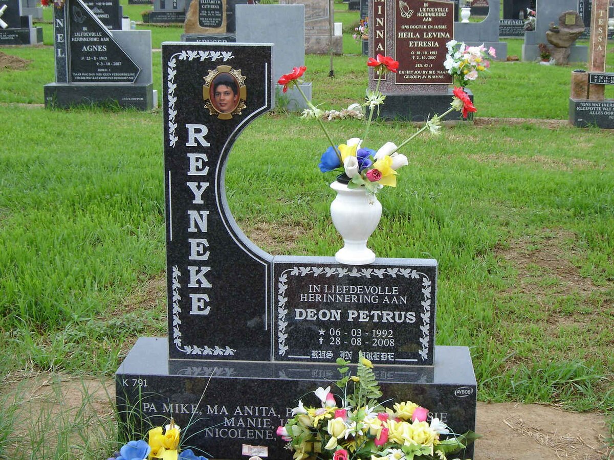 REYNEKE Deon Petrus 1992-2008