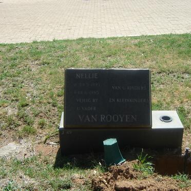 ROOYEN Nellie, van 1895-1985