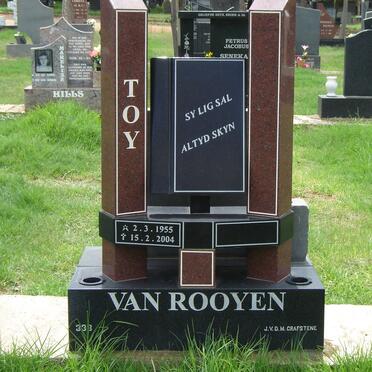 ROOYEN Toy, van 1955-2004