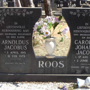 ROOS Arnoldus Jacobus 1915-1975 & Carolina Johanna Jacoba 1921-1997