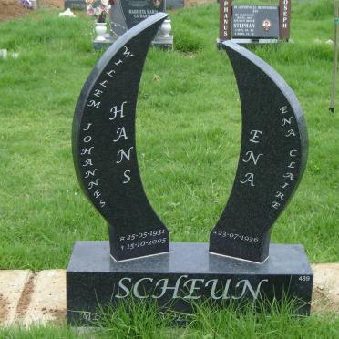 SCHEUN Willem Johannes 1931-2005 &amp; Ena Claire