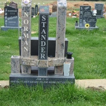 STANDER Norman 1931-2006