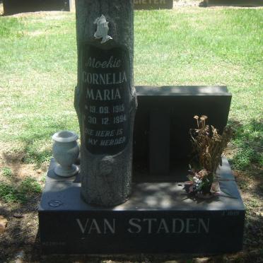 STADEN Cornelia Maria, van 1915-1994