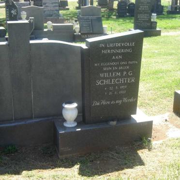 SCHLECHTER Willem P.G. 1959-1989