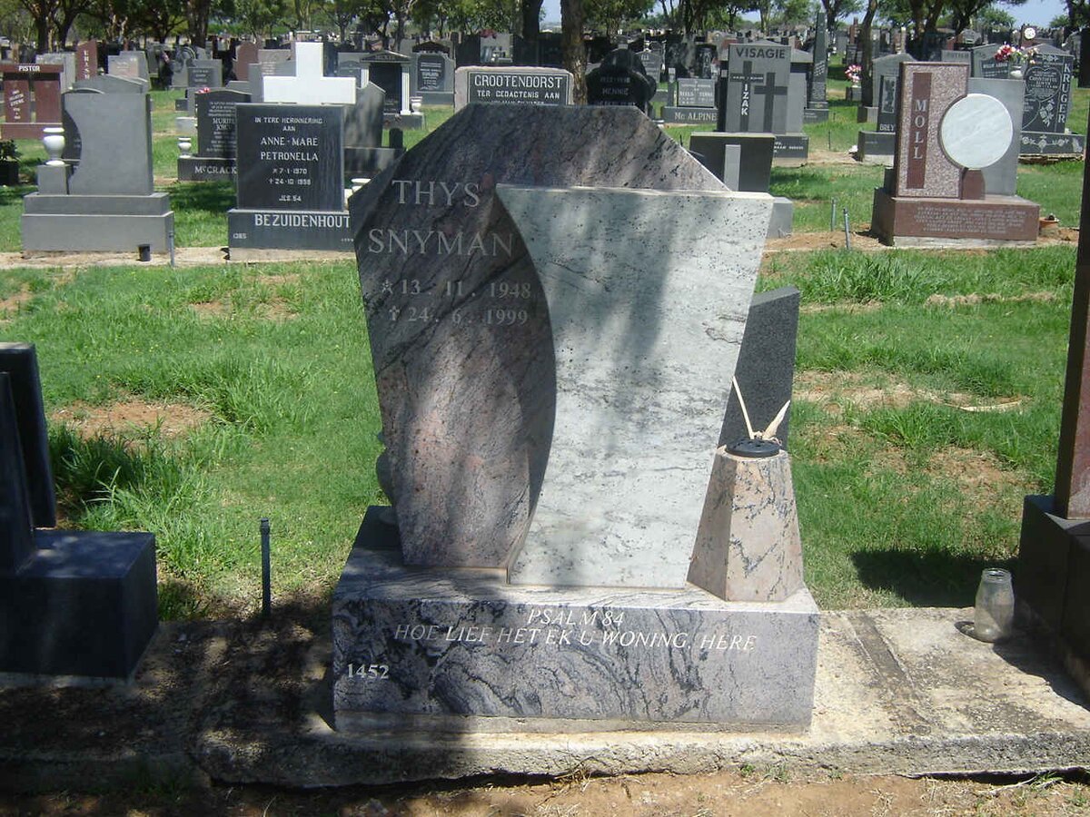 SNYMAN Thys 1938-1999