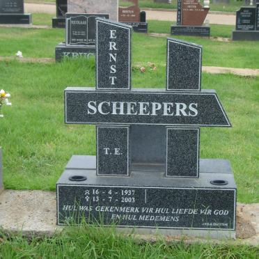 SCHEEPERS T.E. 1937-2003