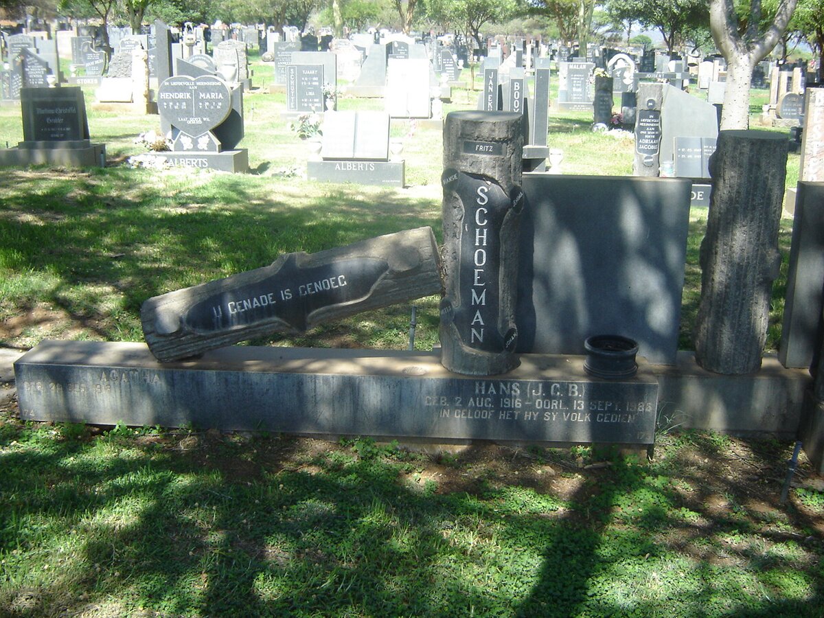 SCHOEMAN J.C.G. 1916-1986 &amp; ? 1918-