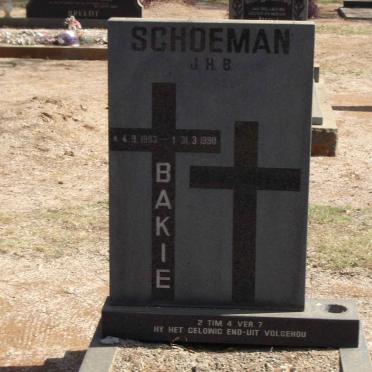 SCHOEMAN J.H.B. 1903-1990