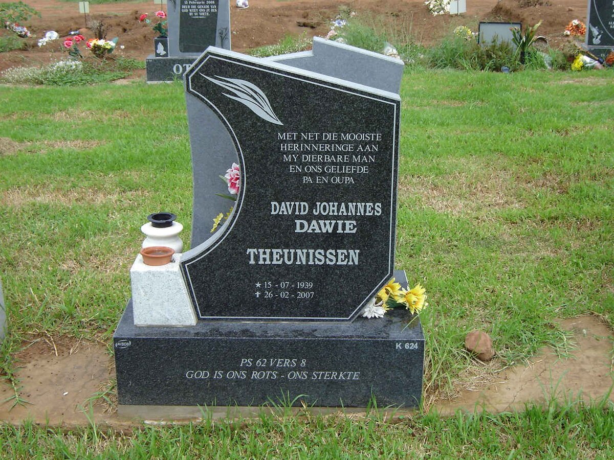 THEUNISSEN David Jonannes 1939-2007