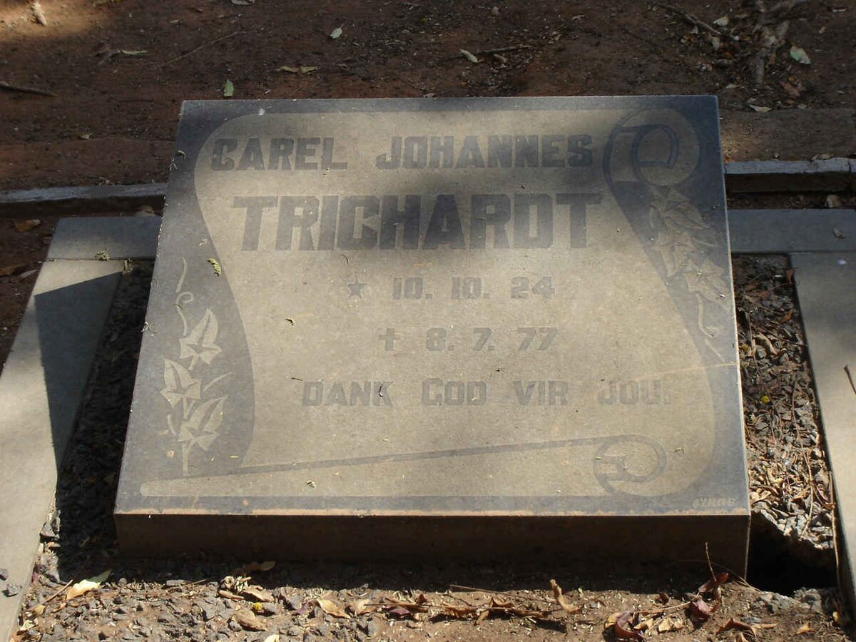TRICHARDT Carel Johannes 1924-1977