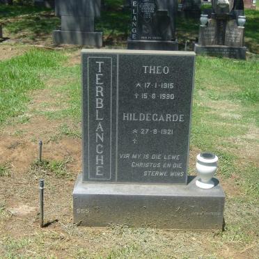 TERBLANCHE Theo 1915-1990 &amp; Hildegarde 1921-