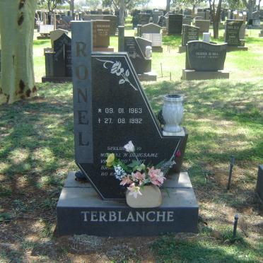 TERBLANCHE Ronel 1963-1992