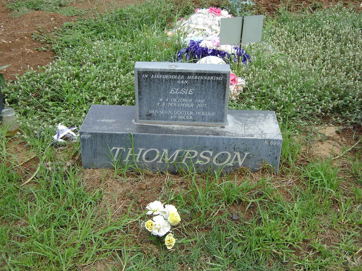THOMPSON Elsie 1966-2007