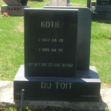 TOIT Kotie, du 1947-1999