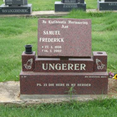 UNGERER Samuel Frederick 1936-2002