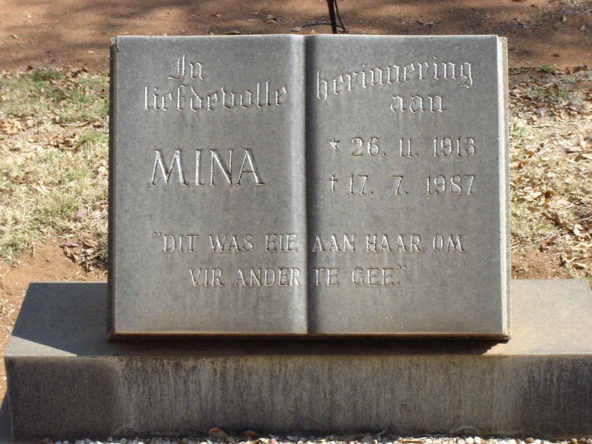 ? Mina 1913-1987