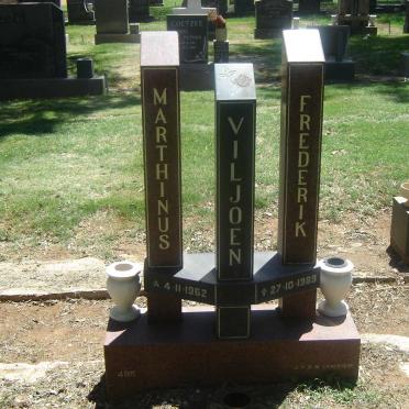 VILJOEN Marthinus Frederik 1962-1989