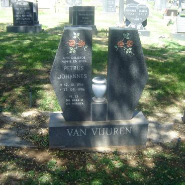 VUUREN Petrus Johannes, van 1916-1986