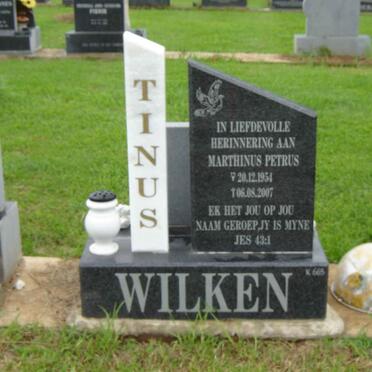 WILKEN Tinus 1951-2007