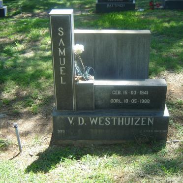 WESTHUIZEN Samuel, v.d. 1941-1988