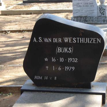 WESTHUIZEN A.S., van der 1932-1979