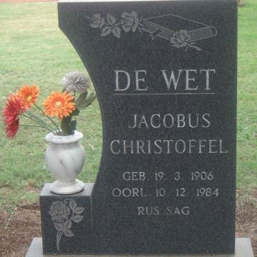 WET Jacobus Christoffel, de 1906-1984
