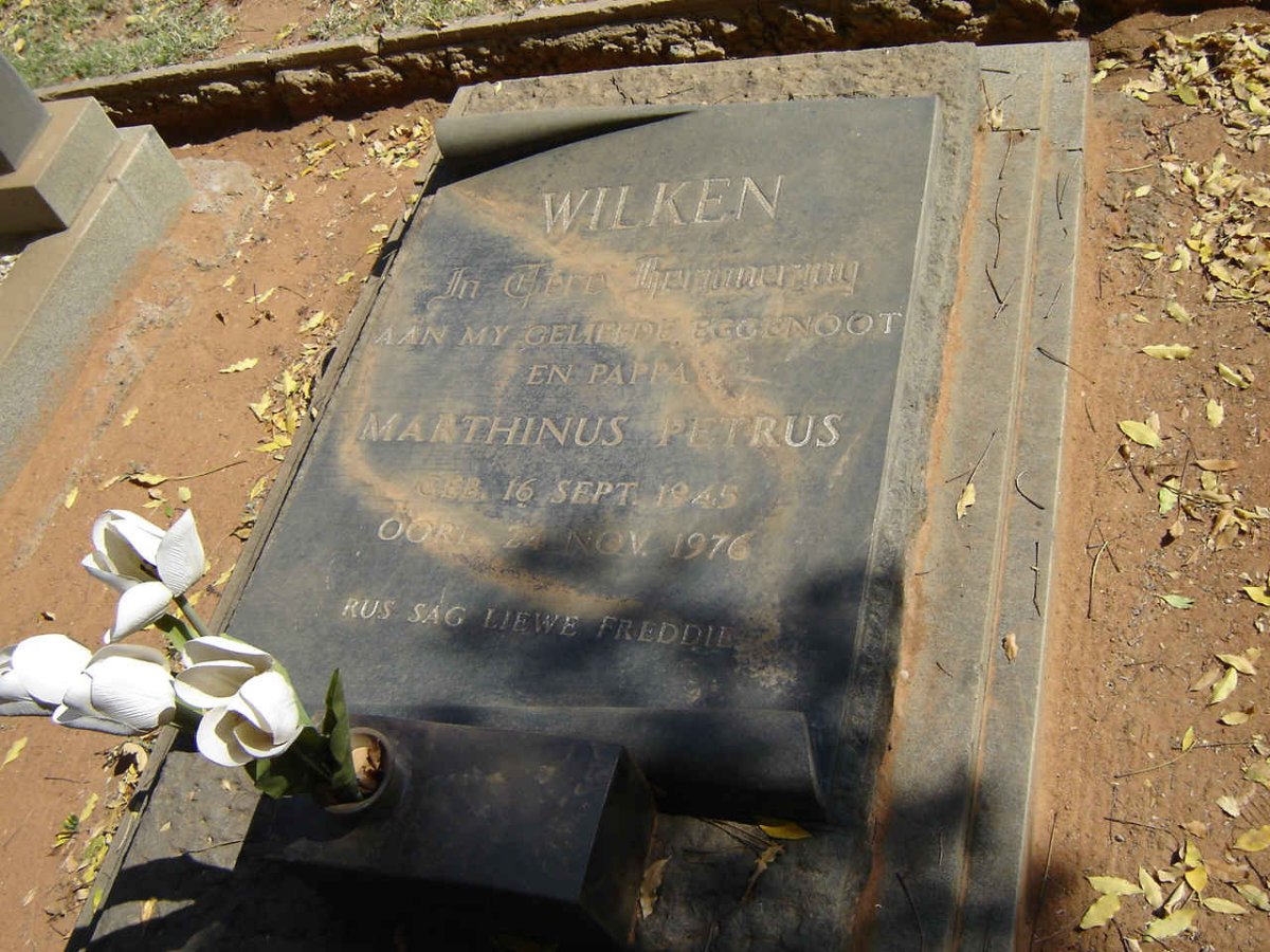 WILKEN Marthinus Petrus 1945-1976